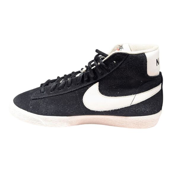 nike blazer mid 77 suede black white